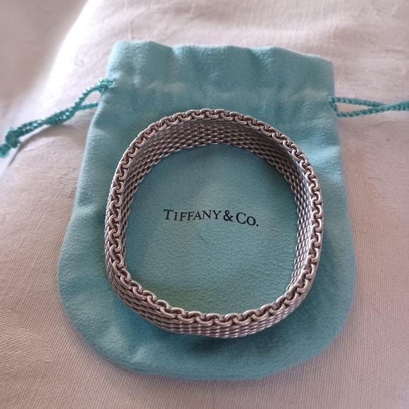 Tiffany & Co Somerset Mesh Bracelet, SS - Picture 1 of 11